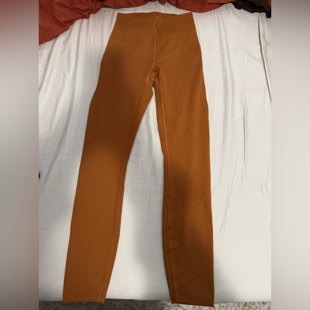lululemon athletica Orange Leggings